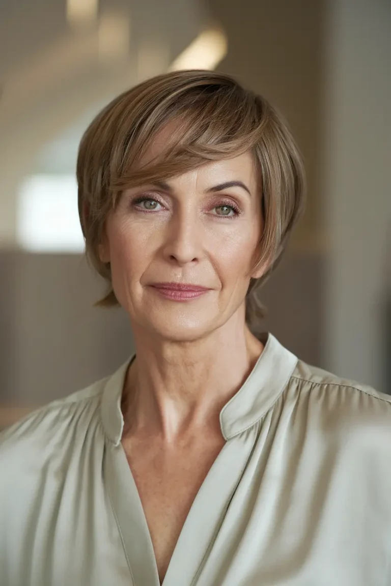 40 Stylish Hairstyles with Bangs for Women Over 50