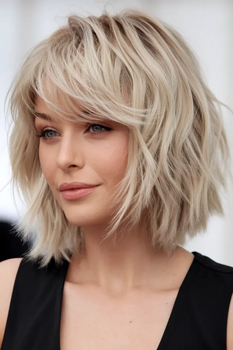 1. Blonde and Blended Bixie