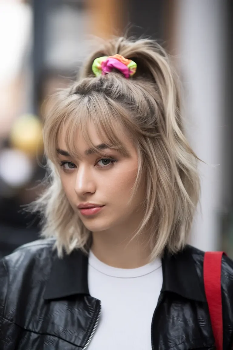 1. Topsy Tails with a Scrunchie