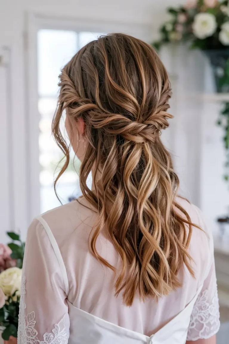 12 Wedding Hairstyles Half Up Half Down Every Bride Will Adore