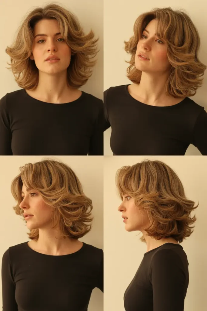 24. Lived In 90s Blowout Hair