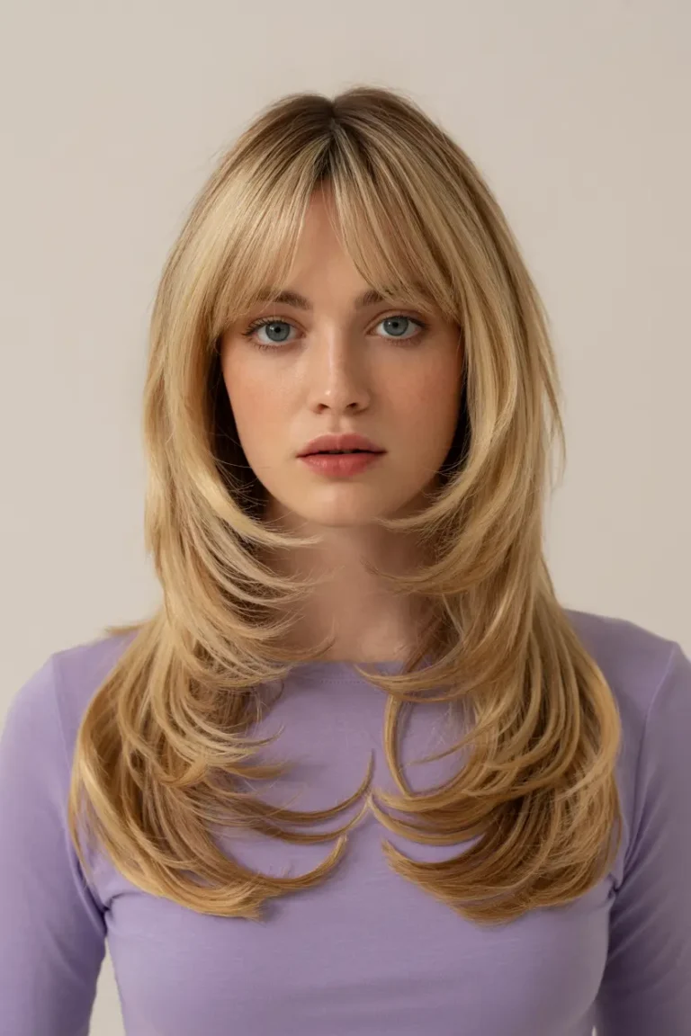 25 Gorgeous Butterfly Haircuts with Curtain Bangs for a Fresh New Look