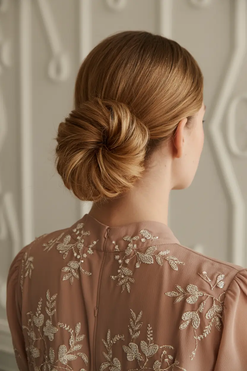 4.sleek french twist