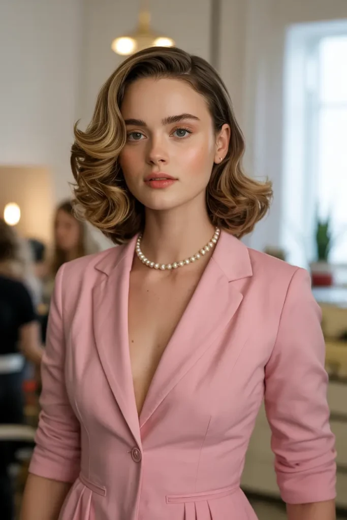 7. Curled 90s Blowout Hair