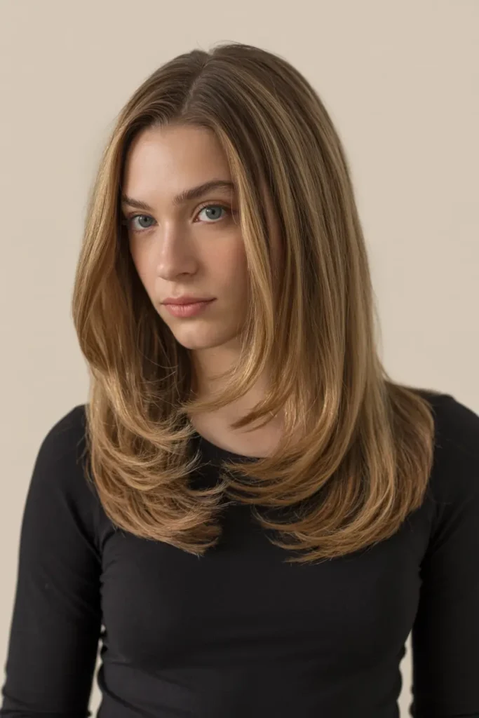8. Sleek and Smooth 90s Blowout Hair