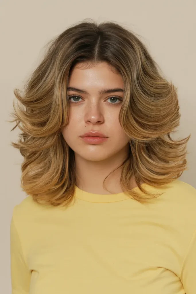 9. Chunky 90s Blowout Hair