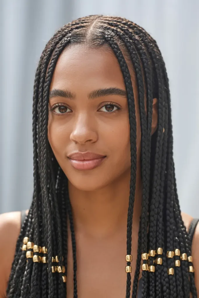 15 Beautiful Fulani Braids Hairstyles to Inspire Your Next Look 1 1. Fulani Braids with Beads 1