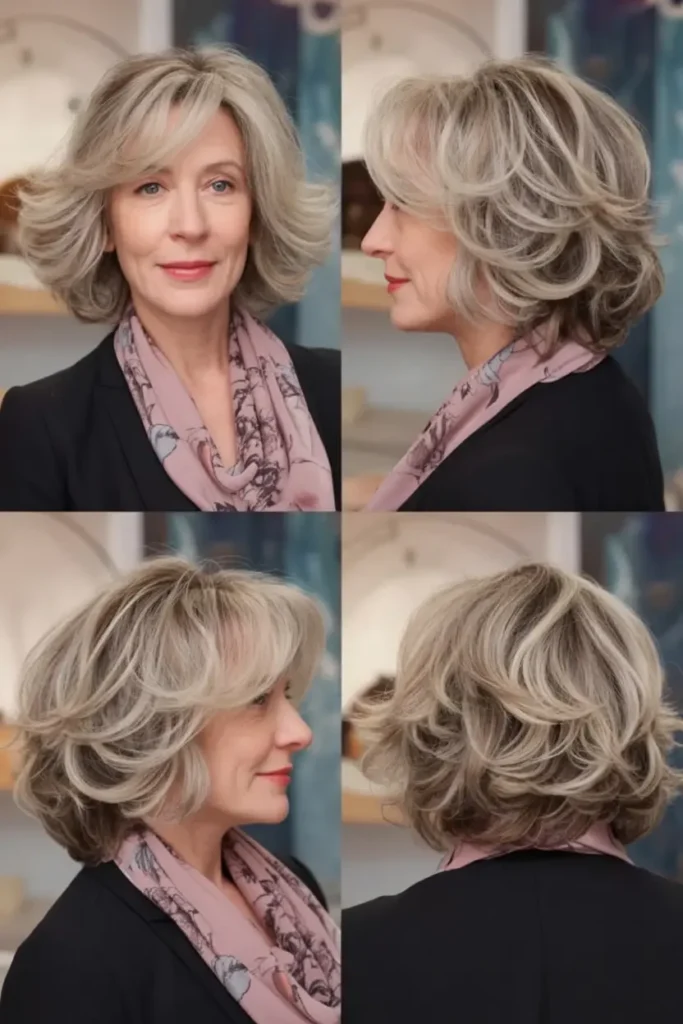 107. Curly Natural Bob