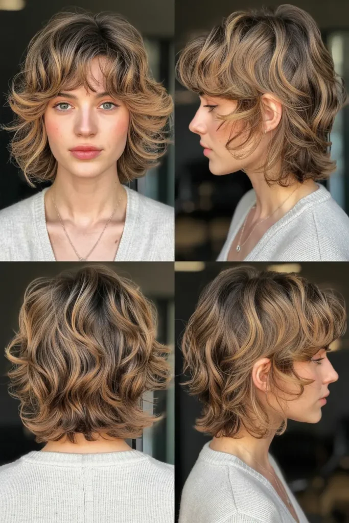 medium length shag haircuts 11. Disconnected Shaggy Lob