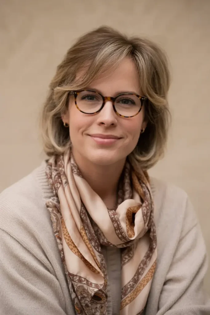 11. Medium Hair with Short Wispy Layers