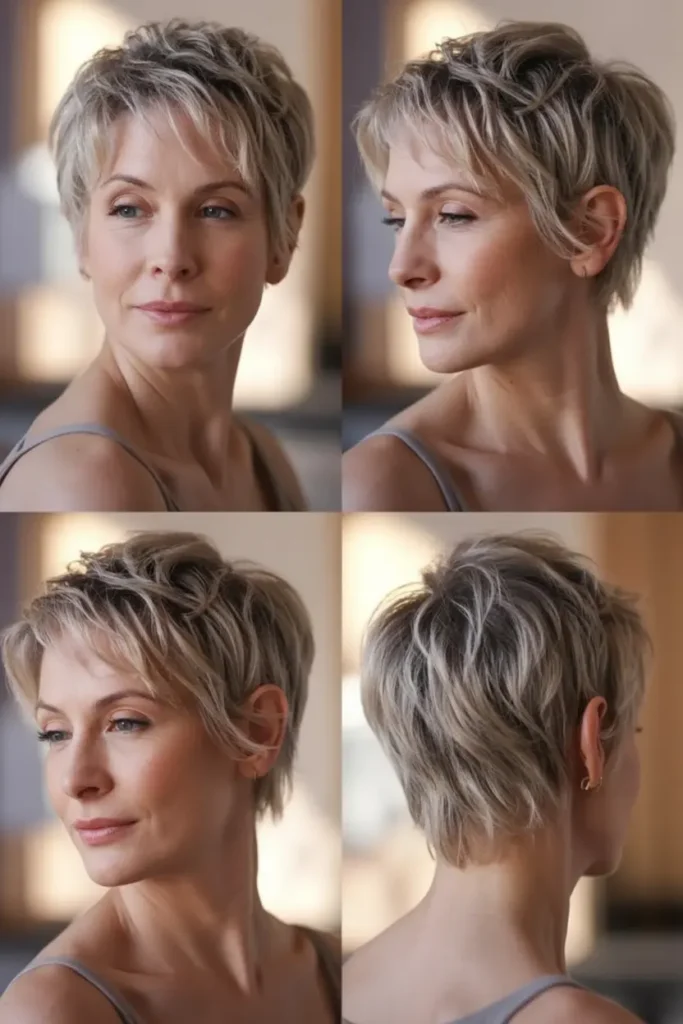 11. Short Shaggy Pixie