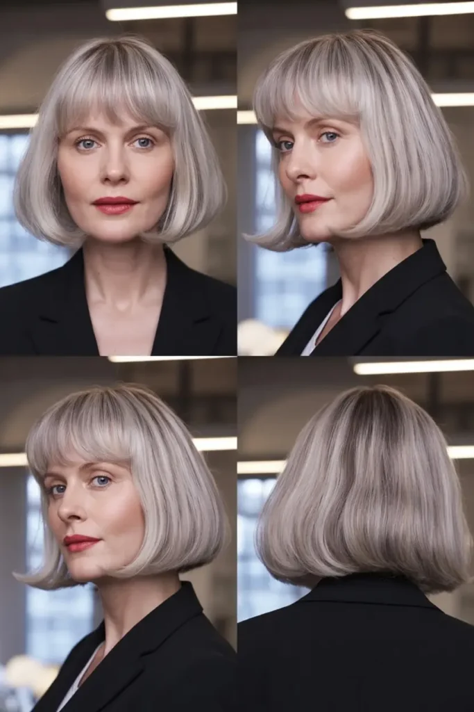 14. Bold Blunt Bangs