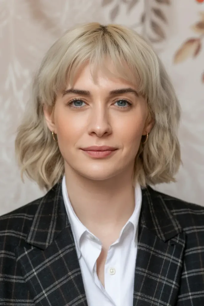 14. Medium Length Cut with Hidden Undercut