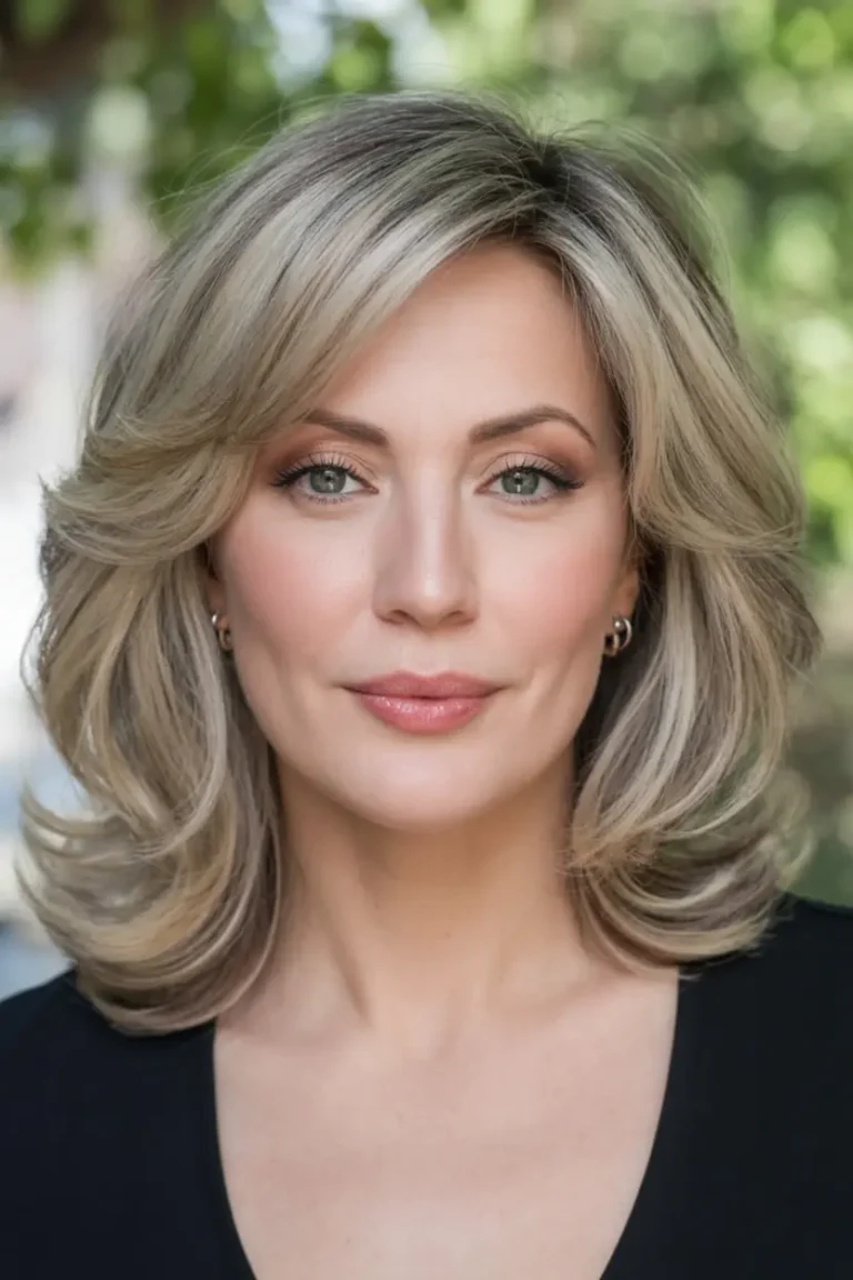 30 Trending Medium length Hairstyles for Women Over 60