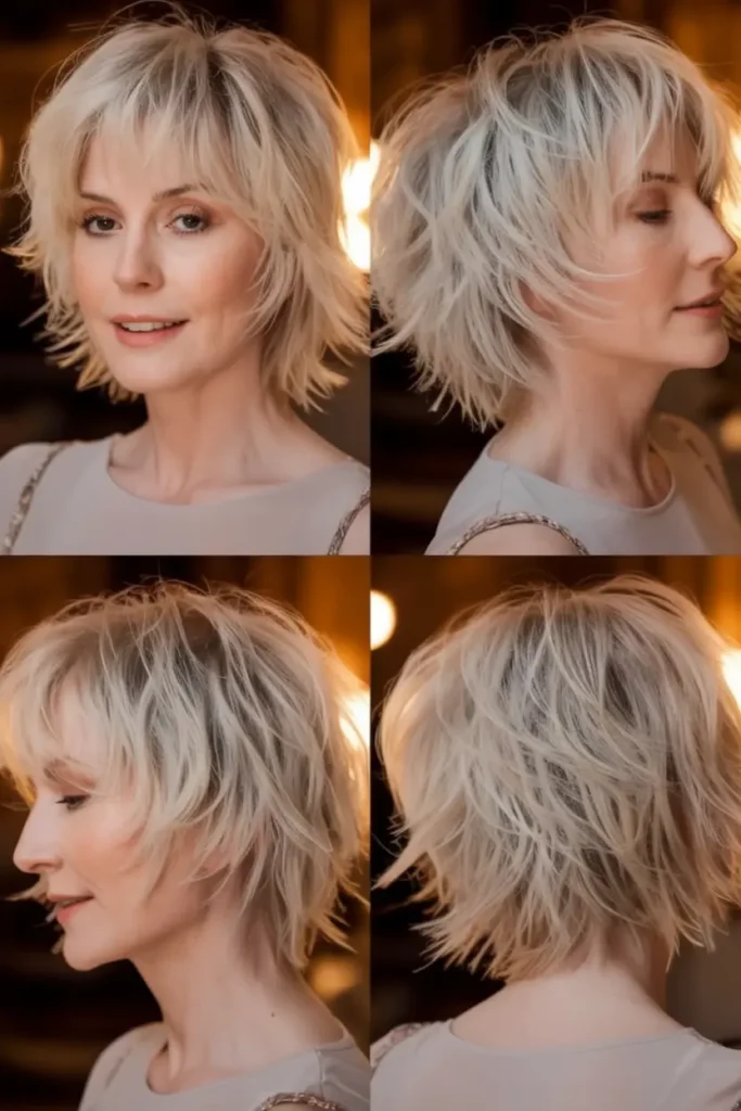 18. Shaggy Cut with Feathered Ends