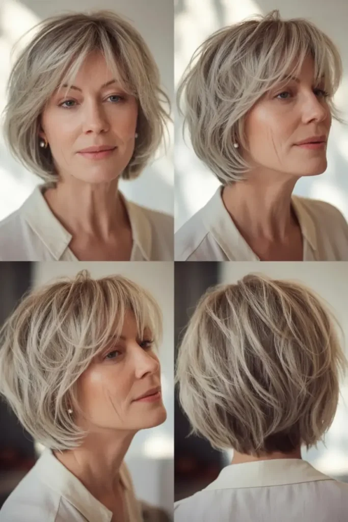 2. Easy Peasy Shaggy Bob