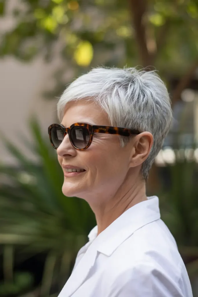 26. Rounded Silver Pixie