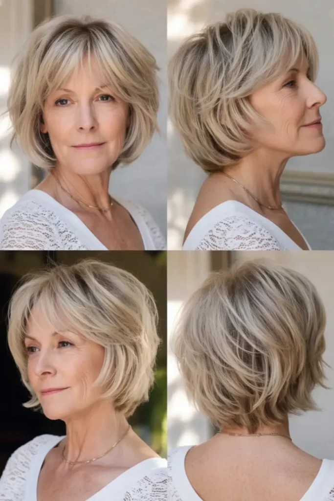 28. Super Short Shaggy Bob