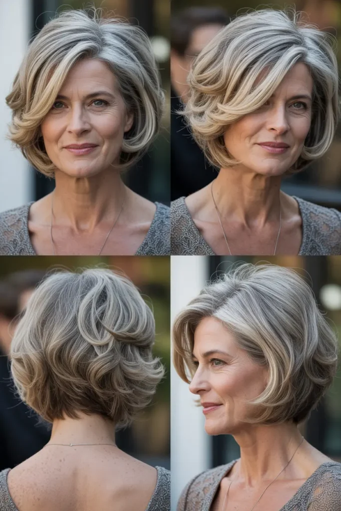 29. Voluminous Angled Bob