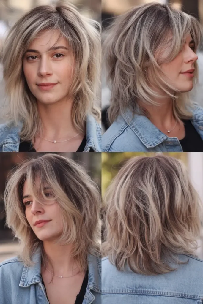 3. Messy Medium Shag