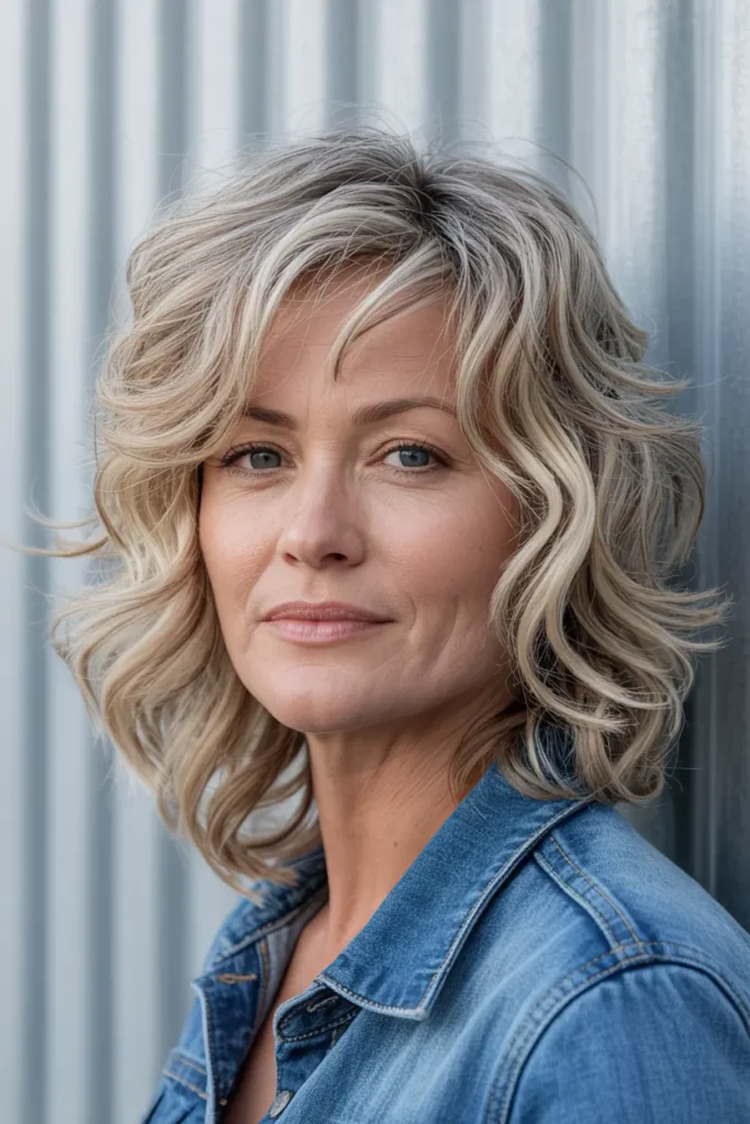 30. Tousled Layered Long Bob