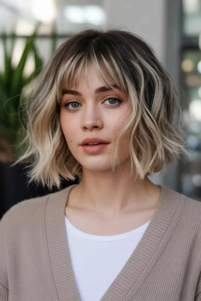 40 Trendy Medium Length Shag Haircuts to Try in 2025 44 32. Bouncy Shaggy Cut with Natural Waves