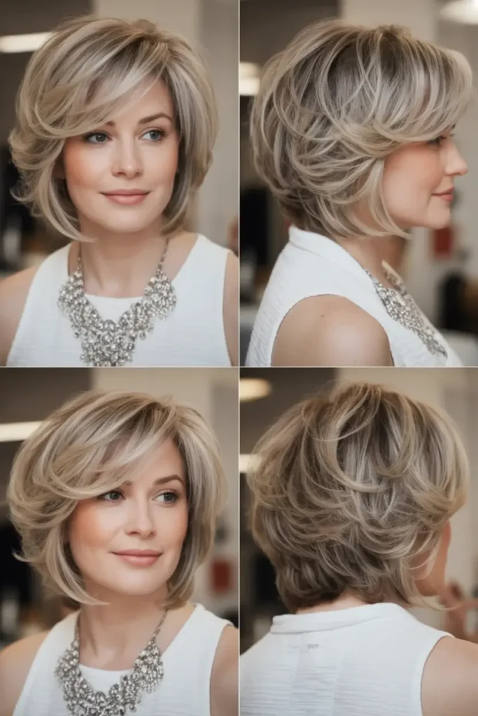 37. Feathered Bob