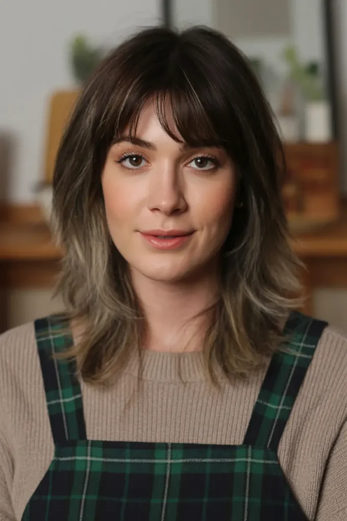 40 Trendy Medium Length Shag Haircuts to Try in 2025 54 37. Full Shag with Swooping Layers