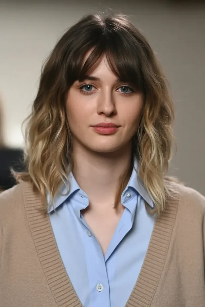 40 Trendy Medium Length Shag Haircuts to Try in 2025 58 39. Medium Shag with Long Bangs and Layers