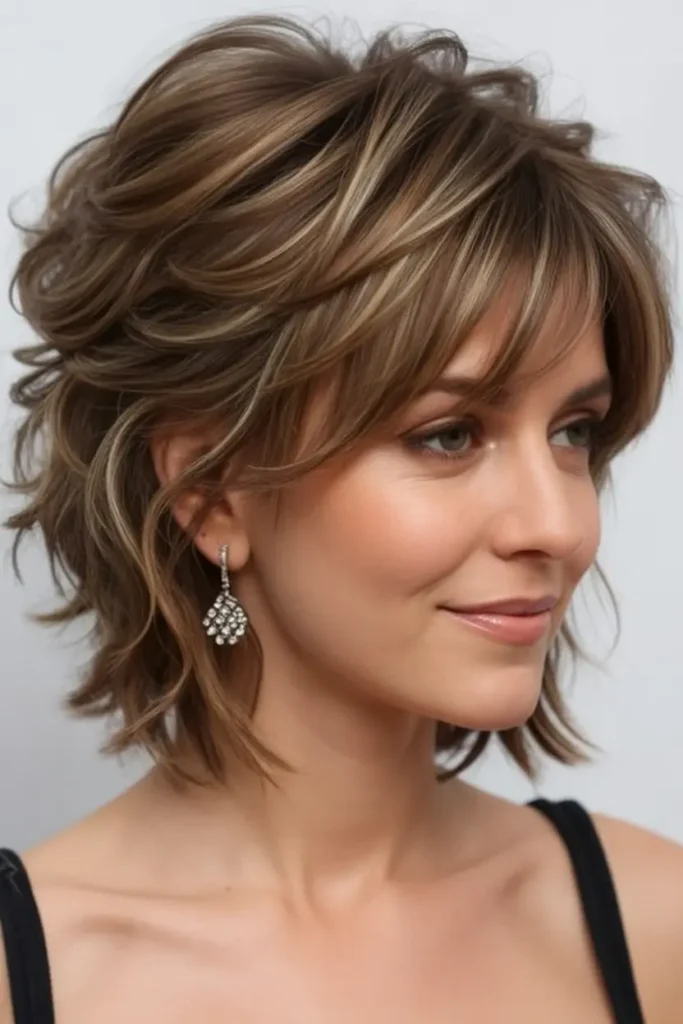 40. Pixie Shag with Crown Volume