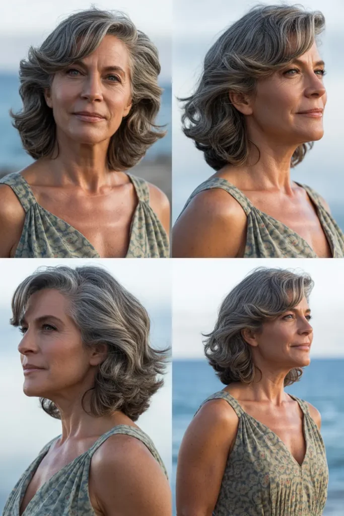 5. Beachy Textured Waves