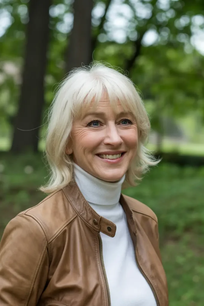 5. Layered Bob with Bangs 1