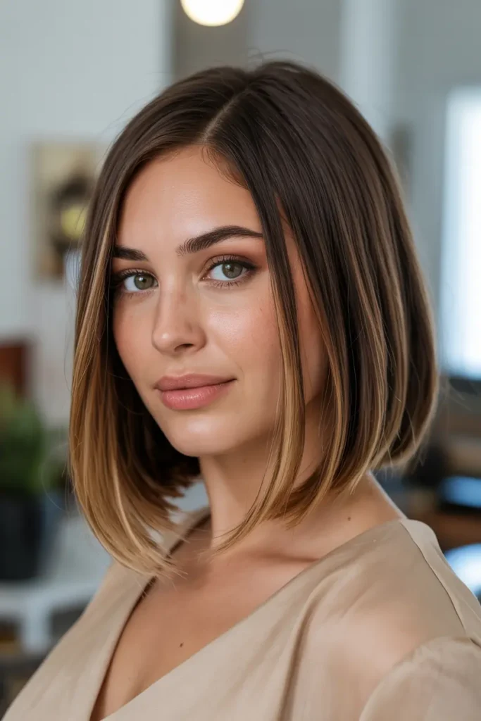 5. Ombre Blunt Bob