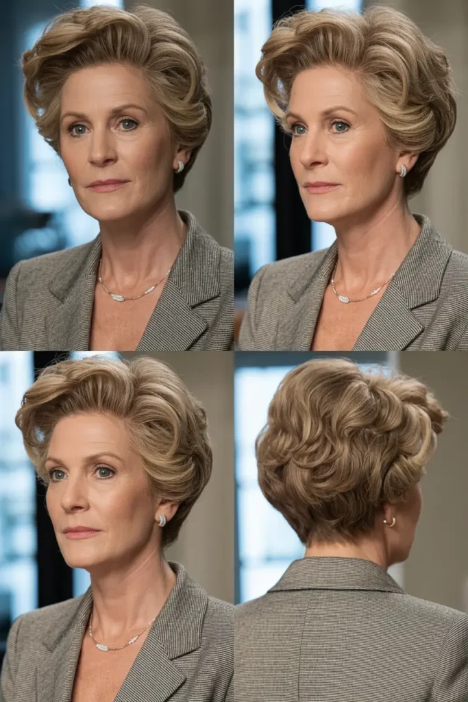 59. Bold Brushed Back Volume