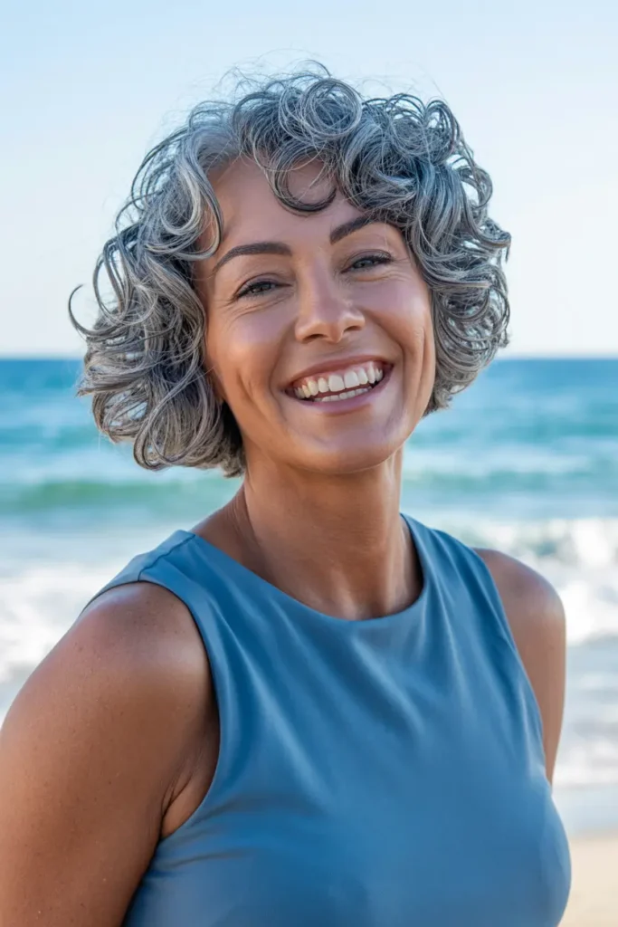 7. Rounded Curly Bob 1