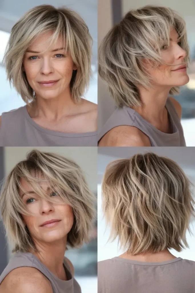 77. Fun Choppy Layered Shag