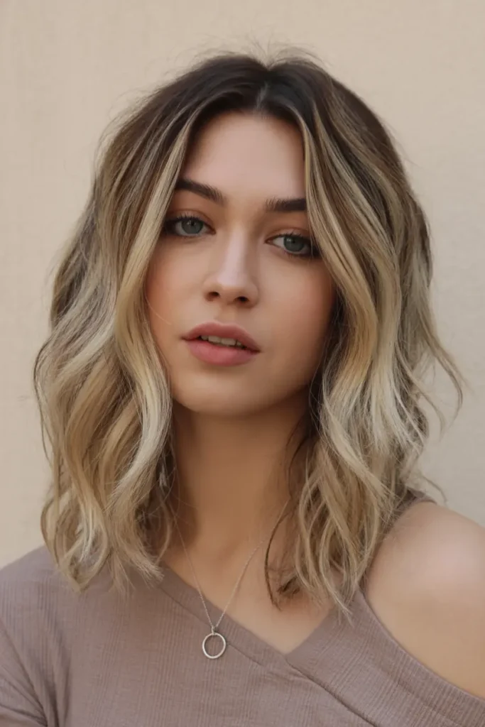 medium length shag haircuts 8. Soft Shag with Beach Waves