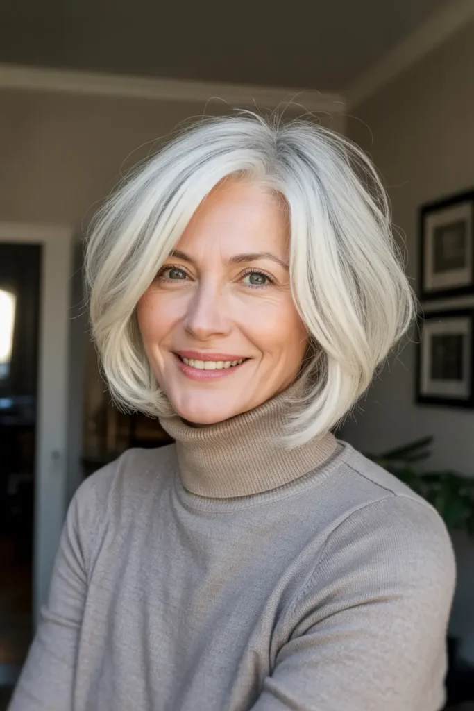 9. Feathered Bob