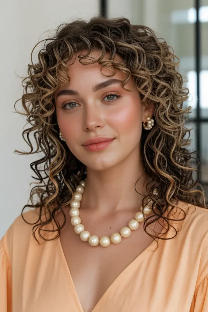 1. Butterfly Haircut on Long Curly Hair