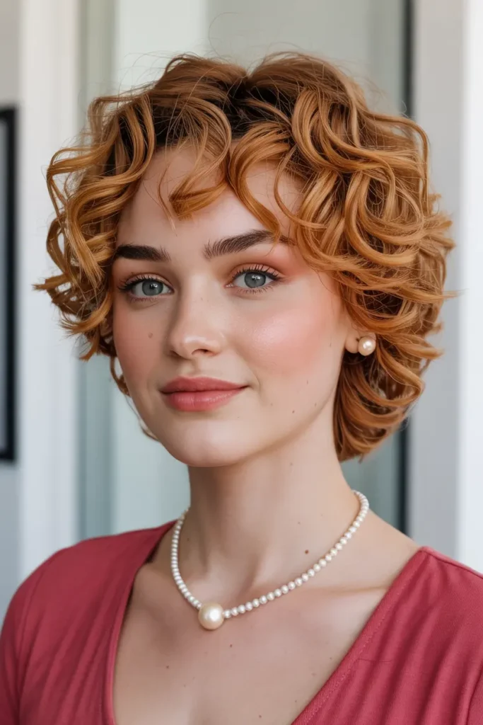 10. Butterfly Haircut on Curly Cajun Spice Hair