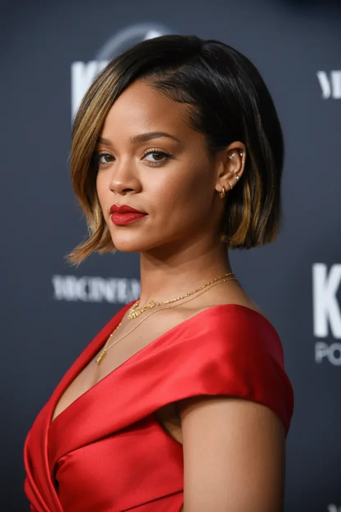 10. Neat Short Crop with Balayage Highlights