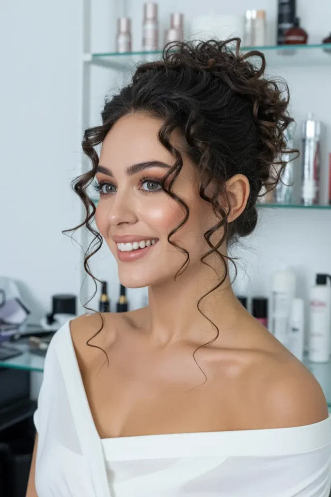 11. Dreamy Curly Updo