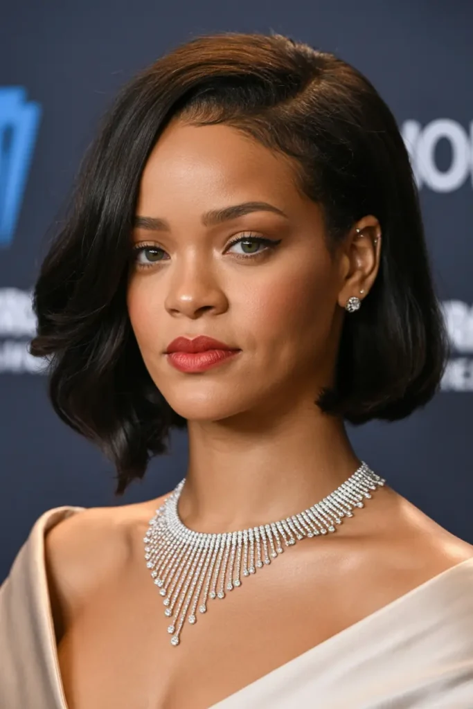 12. Classy Rounded Bob