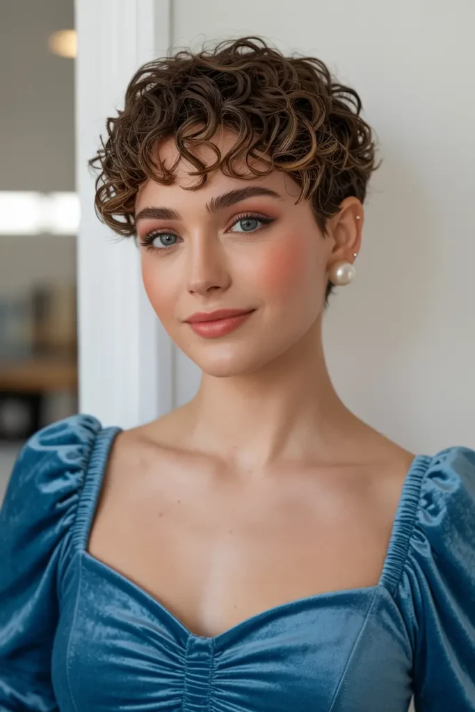 25 Iconic 90s Curly Hair Ideas Making a Comeback 25 13. 90s Curly Pixie Cut 1