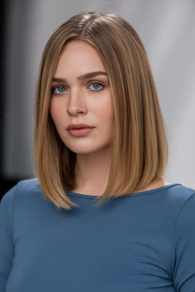 13. Straight Blunt Bob