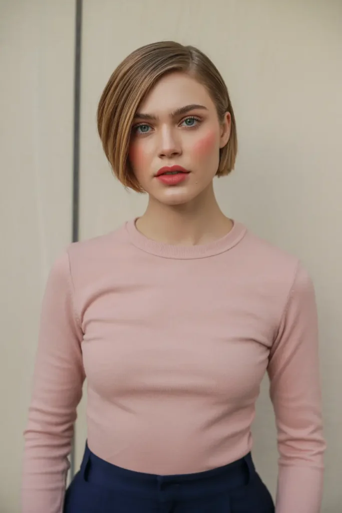 14. Short Asymmetrical Bob