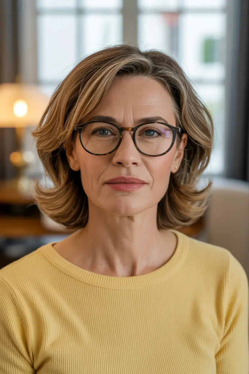 14. Shoulder Length with Flipped Ends