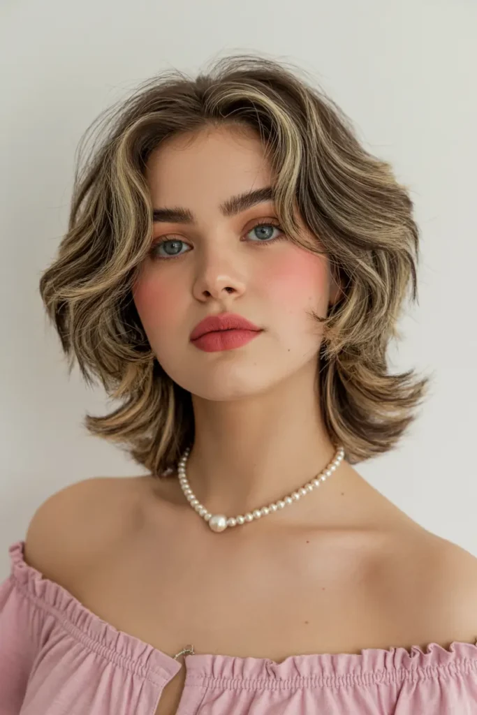 15. Choppy Butterfly Haircuts for Medium Hair with Voluminous Ends