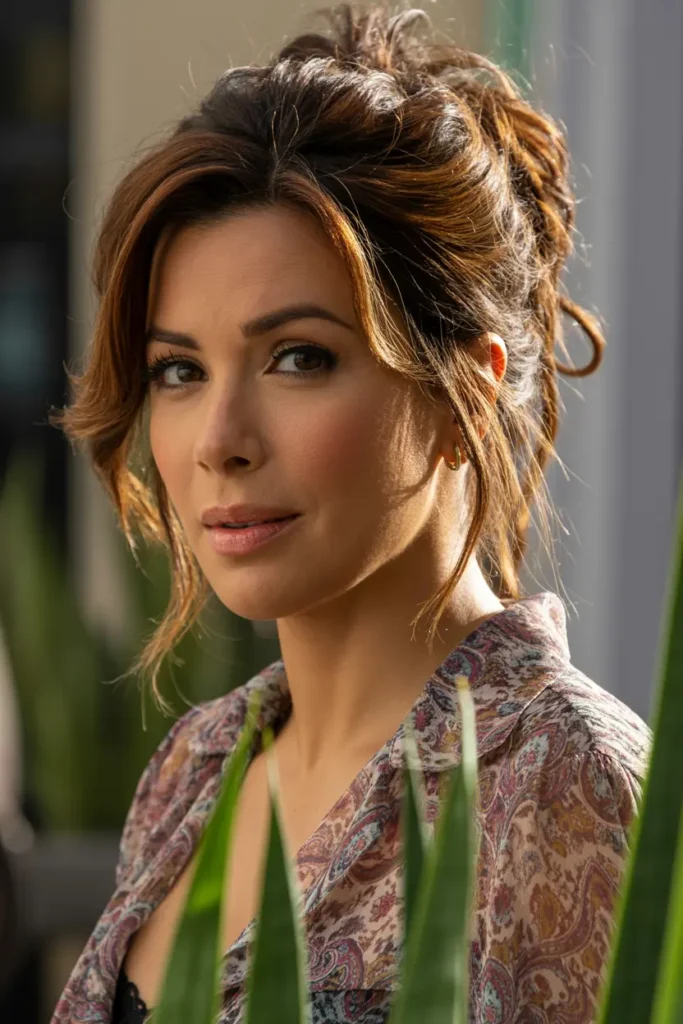 15. Messy Updo 90s Haircuts