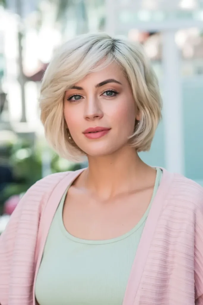 42 Stylish Medium Length Layered Haircuts to Try in 2025 29 15. Short Layered Bob